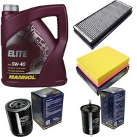 SCT Inspektionspaket 5L Mannol 5W-40 FüR Audi A4 Avant 1.8 T VW Passat Variant