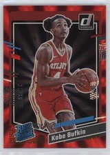 2023-24 Panini Donruss Rated Rookie Holo Red Laser 21/99 Kobe Bufkin #204 0nr3