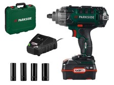 Parkside PASSK 20-Li C4 Impulsi 100/400 Nm Batterie e Caricabatterie 20V Ruote