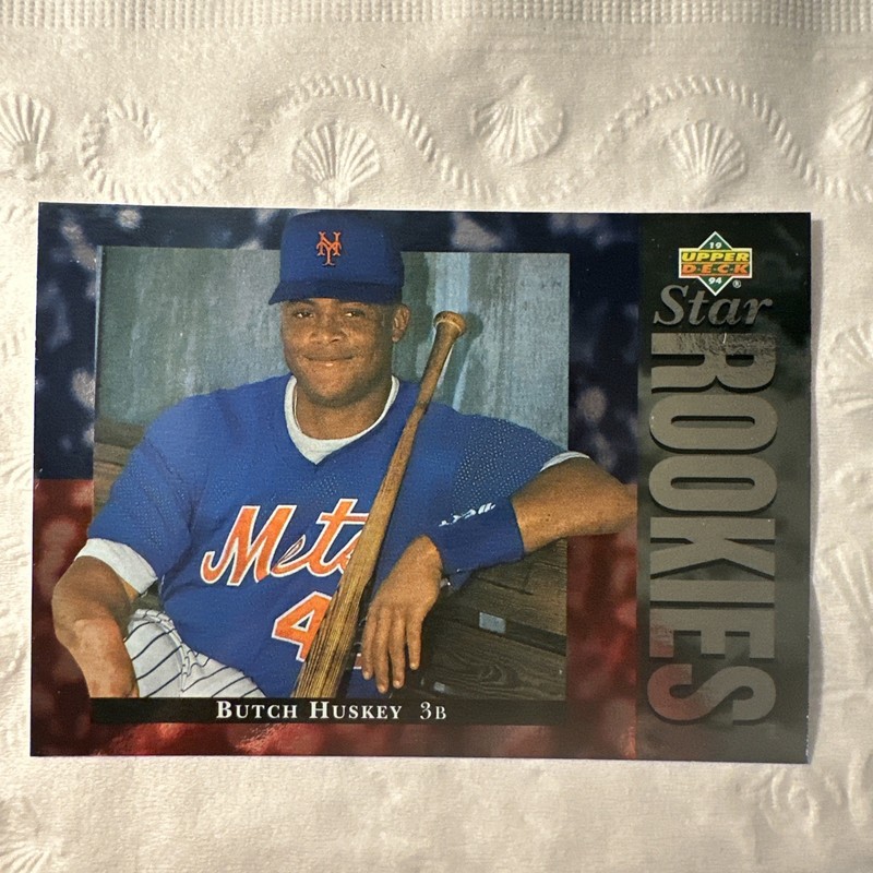 1994 Upper Deck Star Rookie #17 Butch Huskey RC New York Mets Rookie Card NM 116