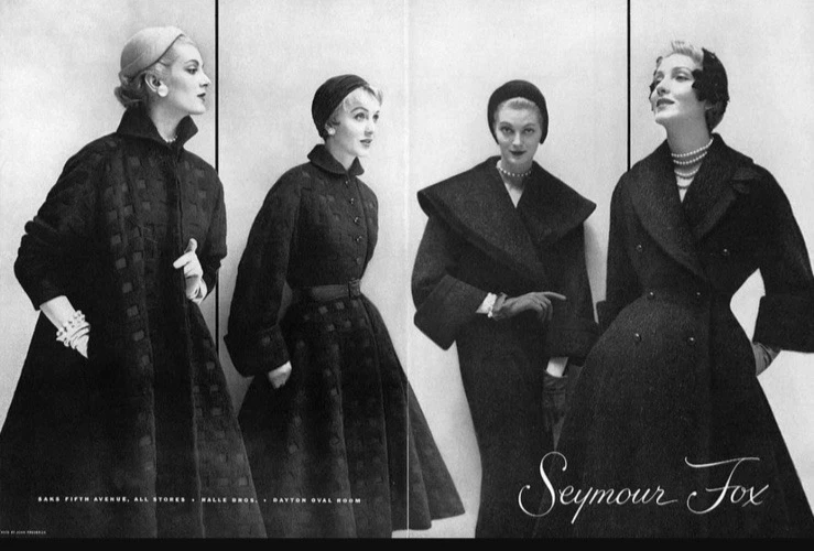 ABRIGO PRINCESA SEYMOUR ZORRO VINTAGE DOCUMENTADO AÑOS 40 50 ajuste acampanado lana negra M Foto 3 de 4