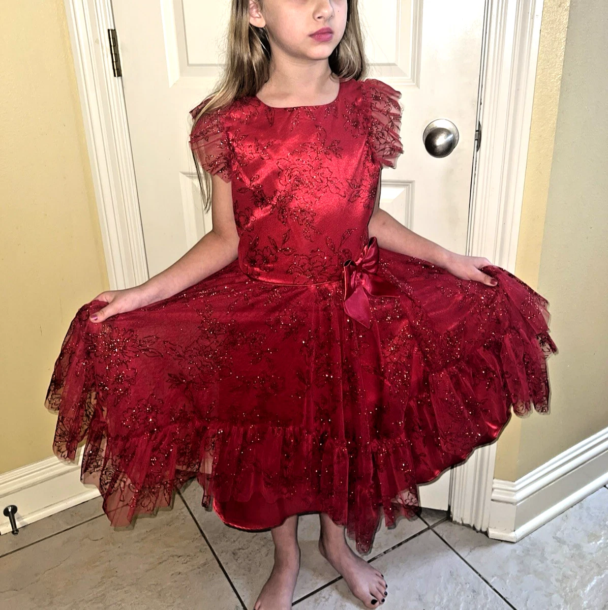 jona michelle holiday dress red Buy Red Glitter Holiday Dress