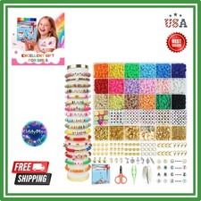 Redtwo 5100 Clay Beads Bracelet Making Kit Heishi Beads Jewelry Crafts Kids