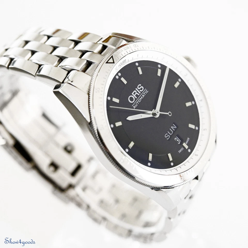 Oris Artix Gt Automatic Day Date Ref 01 735 7662 4174-07 8 21 85 Full Set 2017 - image 4 of 4