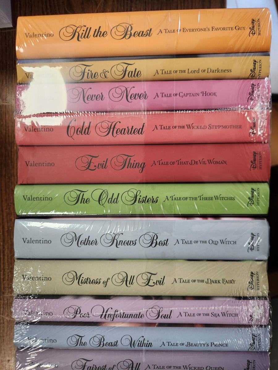 DISNEY VILLAINS by Serena Valentino 1 - 11 HARDCOVER 11 BOOK SET