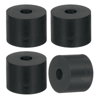 4 StüCk Gummi Unterlegscheiben 40Mm Od, Flache Beilagscheiben 12Mm Id, 30Mm Dick
