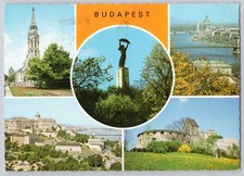 Budapest, Hungary — Liberty Statue, Parliament, Fisherman s Bastion, Chrome