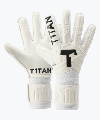 T1TAN Classic 1.0 White-Out Torwarthandschuhe - div. Größen ohne Fingerschutz