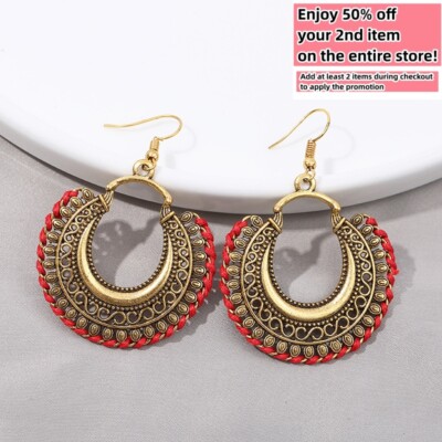 Vintage Chandelier Earrings Beaded Tassel Earring