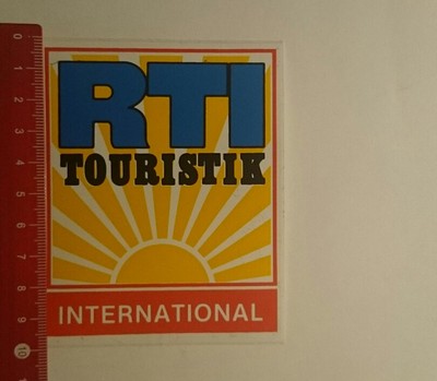 Aufkleber/Sticker: RTI Touristik international (18121645)