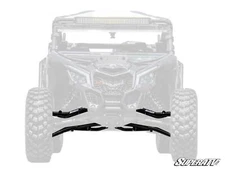SuperATV High Clearance A-Arms for Can-Am Maverick X3 (64" Body) - Black