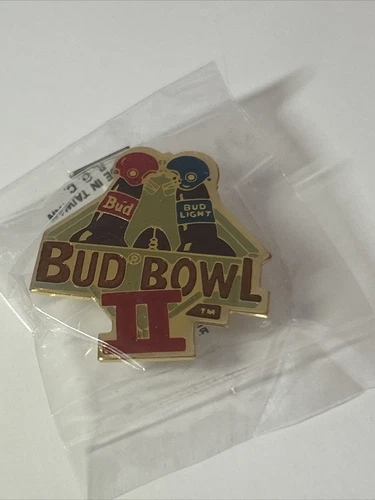 Vintage 1990 Budweiser Budbowl II 2 NFL Super Bowl