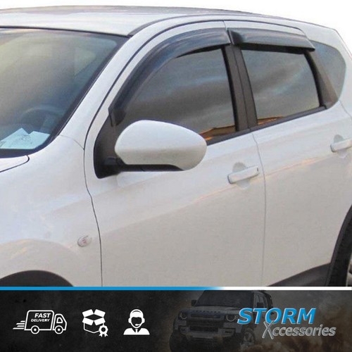 EGR 4PC WIND DEFLECTORS/ SUN VISORS EXTERNAL FIT FOR NISSAN QASHQAI