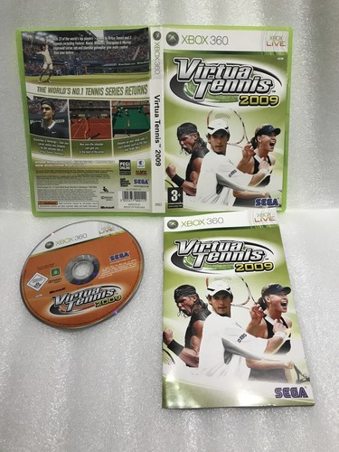 Virtua Tennis 2009 | Xbox 360 Spiel + Handbuch sehr guter Zustand