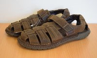 M&s Collection Airflex Brown Leather Sandals - Uk 7 M&s Collection Airflex Brown Leather Sandals - Uk 7