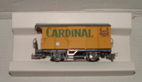 BEMO 2275 Geschlossener Güterwagen  Hk-v BVZ 2897 "Cardinal" H0e / H0m, #X-86-9 | Zustand: Neu