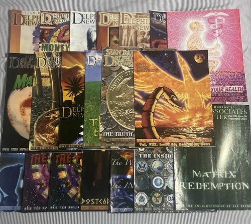 RARE 20 LOT Delphi Associates Newsletter, Sean David Morton Conspiracy-2002-2007