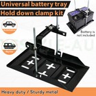 <!--F#f_0-->Universal Metal Car Battery Tray Adjustable Hold Down Clamp Bracket Kit Cycle AU<!--F/-->