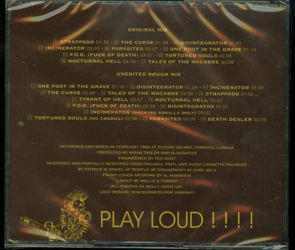 Slaughter Strappado Original Mix CD new high Roller Records - Image 2 of 2