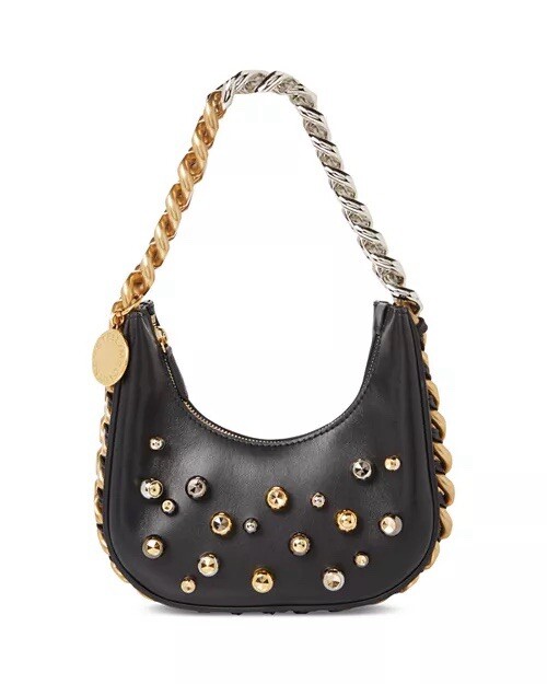 Stella McCartney Frayme Shoulder Bag Chunky Studs