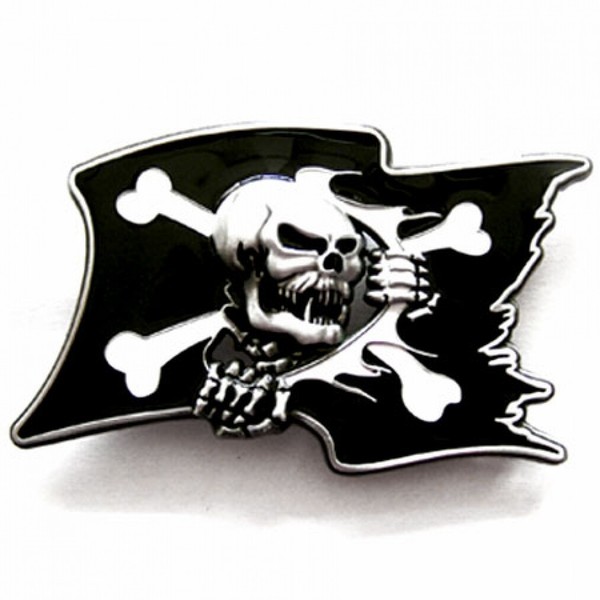 Buckle Piratenflagge Skelett Pirat GüRtelschnalle-image