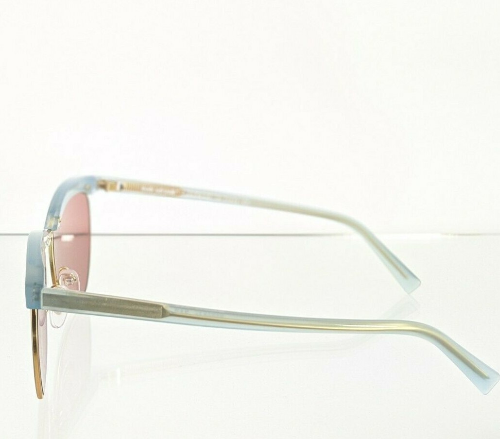 BOB SDRUNK GRACE (313) PALE BLUE / GOLD 54 X 17 SUNGLASS FRAMES EYEWEAR Brand New Authentic Bob Sdrunk Grace / S 313 54mm Blue Italy  main image 3