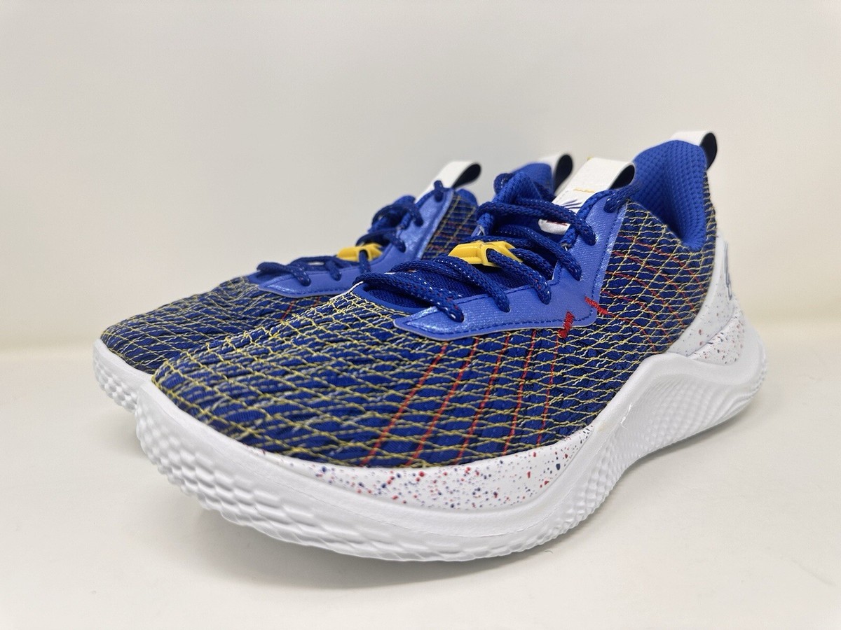 3026949 400 Under Armour Curry Flow 10 Low Dub Nation Blue Yellow