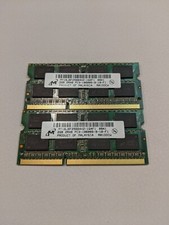 Micron PC3-10600S 4GB 2GB x 2 DDR3-1333 CL9 Non-ECC 204 SO-DIMM Genuine HP
