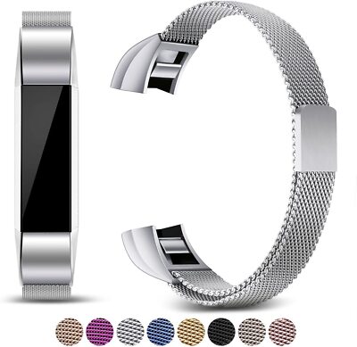 For Fitbit Alta HR Stainless Milanese Magnetic Wrist Strap Lite Smart Watch Band
