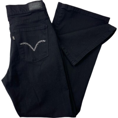Levis 512 Jeans Stretch Slim High Bootcut Black Women s Denim Size 8 S