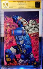 Transformers #1 Virgin CGC 9.9 not 9.8 Wolf Soundwave Remark