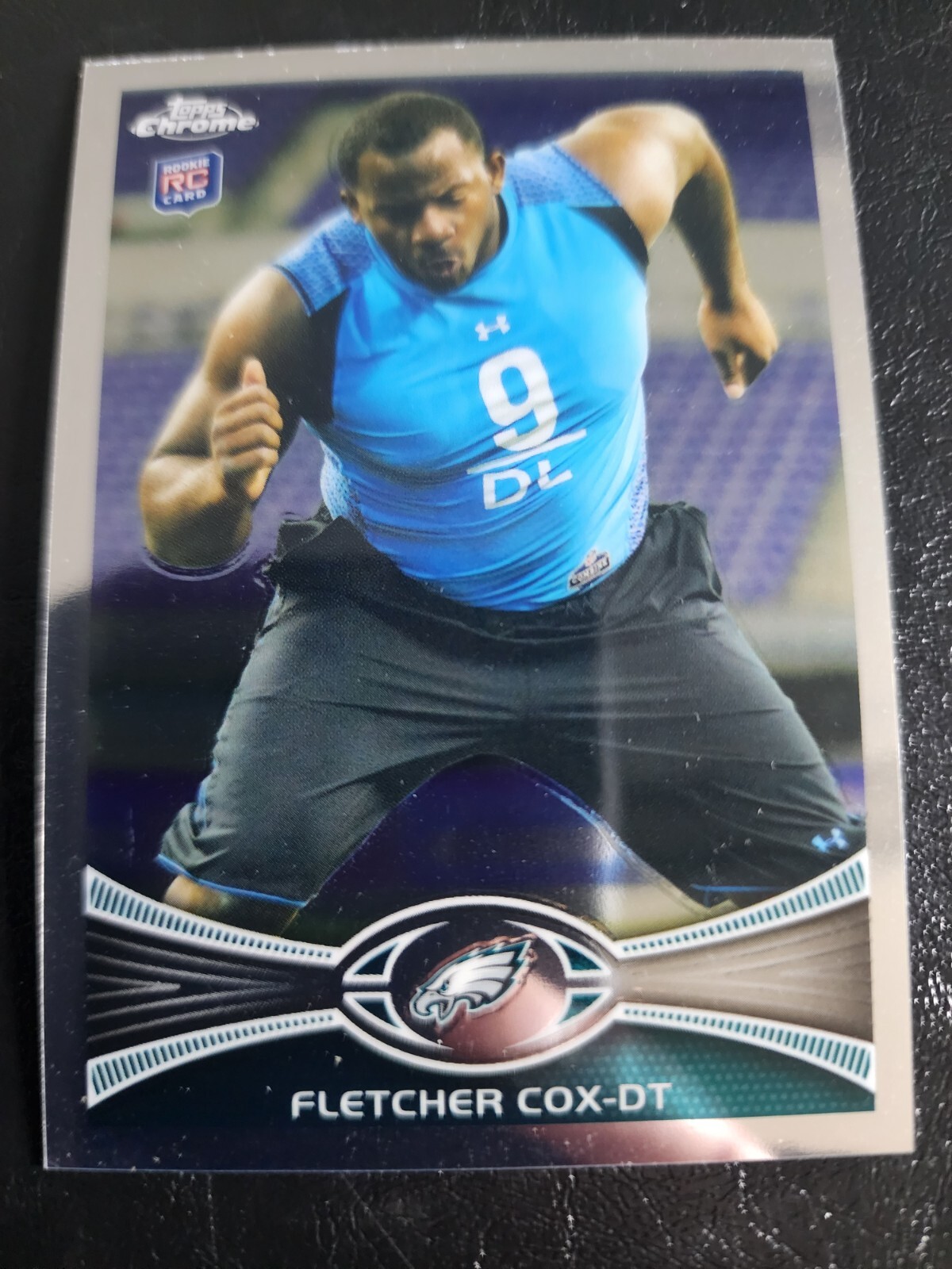 FLETCHER COX 2012 TOPPS CHROME ROOKIE #82 PHILADELPHIA EAGLES FOOTBALL RC