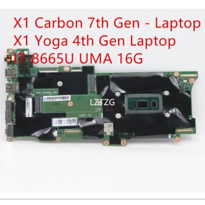 Motherboard For Lenovo ThinkPad X1 Carbon 7th/X1 Yoga 4th Gen