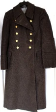 Soviet USSR Russian Military Army Officer Wool Overcoat - Shinel -ORIGINAL !!!