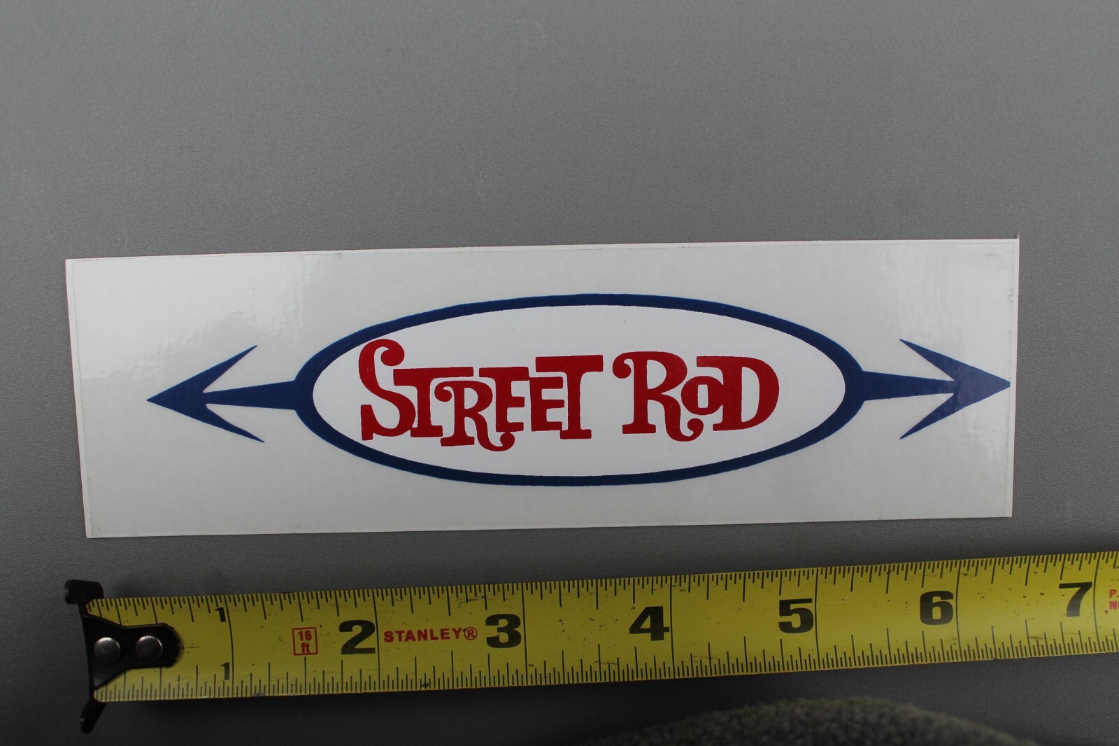 Clear Red White Blue Gb9b Vintage Skateboarding Sticker