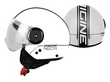 Jet Casque Origine Fluo Street Blanc