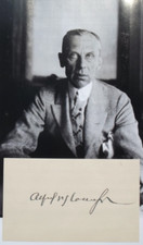 ALFRED P. SLOAN JR. Chairman General Motors Corporation Autograph Signed Card