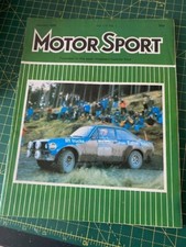 Motor Sport Magazine 1980-1984 Multi Listing Choose from list Formula 1 2 3