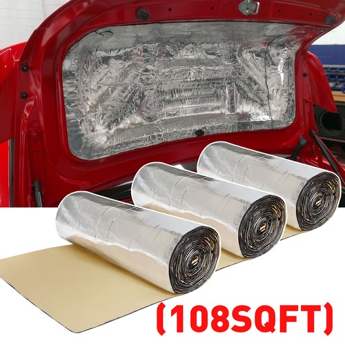 Silver Aluminum Foam Deadener 48" X 100" Automotive Sound Deadening Mat Heat Noise Barrier 427336 - Foto 4