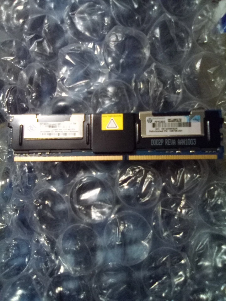 KIT DE MEMORIA HP 8GB (2X4GB) 397415-B21 PC2-5300 DDR2 SDRAM ECC 398708-061 Foto 2 de 3