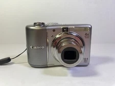 Canon PowerShot A1100 IS 12.1MP Point & Shoot Digital Camera - Silver
