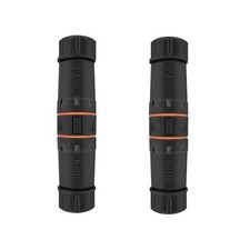 2x IP68 Waterproof RJ45 Female Coupler Ethernet Outdoor LAN Cat6A Cat6 Connector