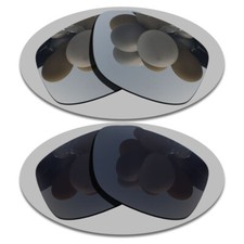 Silver Grey Black Lenses Replacement For-RB2140-54mm Polarized