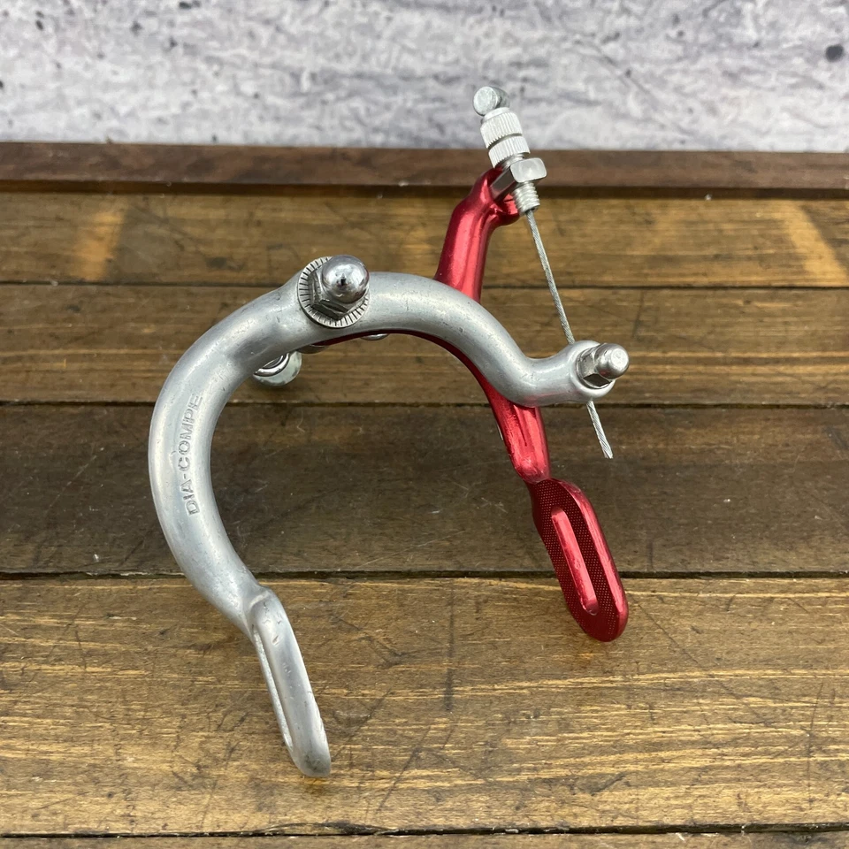 Dia Compe 810 BMX Front Brake Caliper Red 1981 Old School BMX 81 Stamp Side Pull - Image 4 of 4