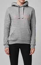 Image of Jack Wills Women's Hunston Embroidered Hoodie -Grey Marl