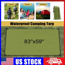 Waterproof Camping Tent Tarp Shelter Hammock Cover Lightweight Rain Fly Pad Mat