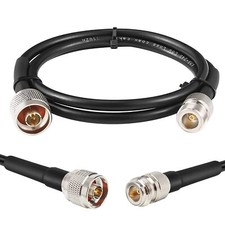 3ft N Male To N Female Cable 50 Ohm Kmr240 Low Loss N Connector Coax Extension C