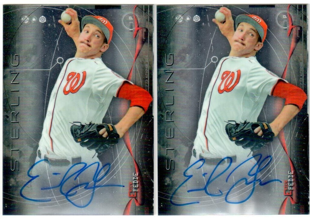 2014 Bowman Sterling Prospects ERICK FEDDE ROOKIE AUTO!