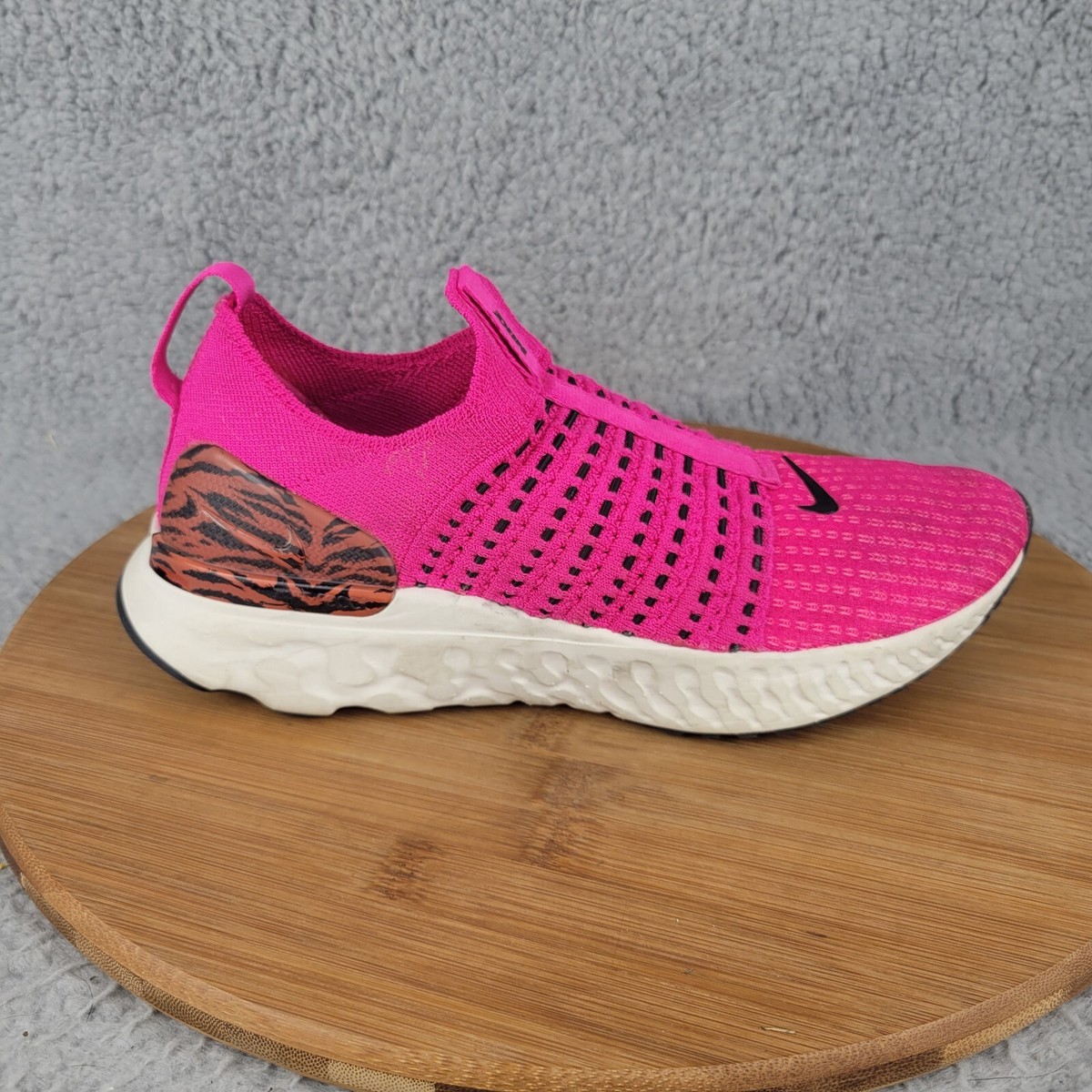 Nike React Phantom Run FK 2 Womens Size 6 Pink Running/Walking Shoes DQ7649-600 | eBay Australia