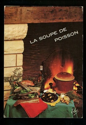 Recipe postcard WW Le Soupe De Poisson France